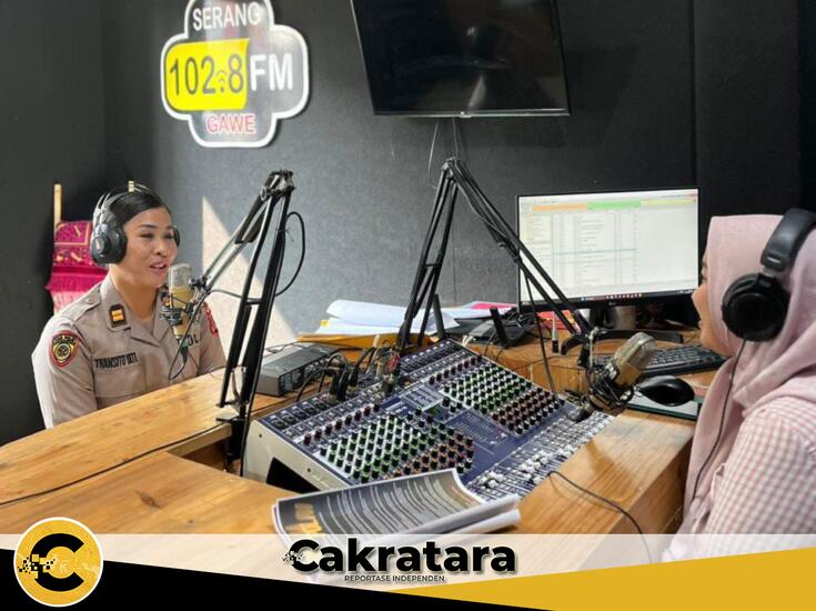 Biro SDM Polda Banten Talkshow Sosialisasi Penerimaan Polri Tahun 2024