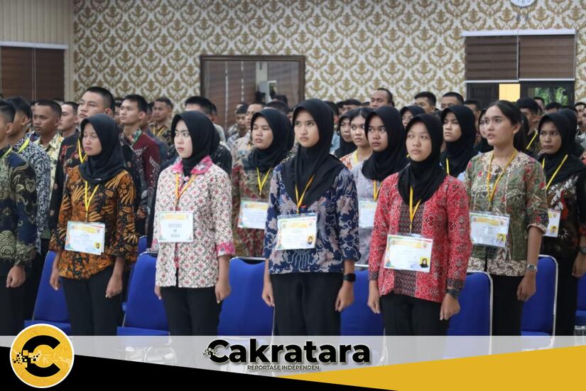 Polda Banten Gelar Penandatanganan Pakta Integritas dan Pengambilan Sumpah Dalam Seleksi Penerimaan Polri T.A 2024