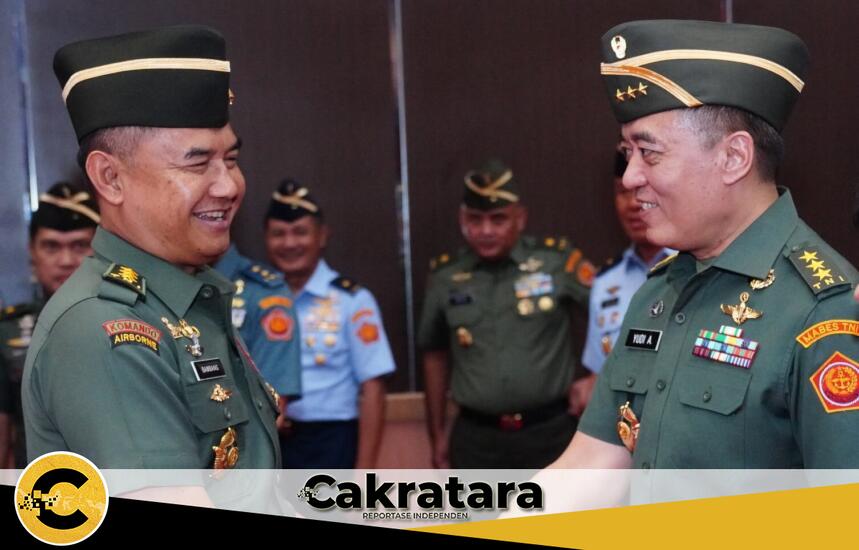 Kasum TNI Pimpin Laporan Korps Kenaikan Pangkat 19 Perwira Tinggi TNI