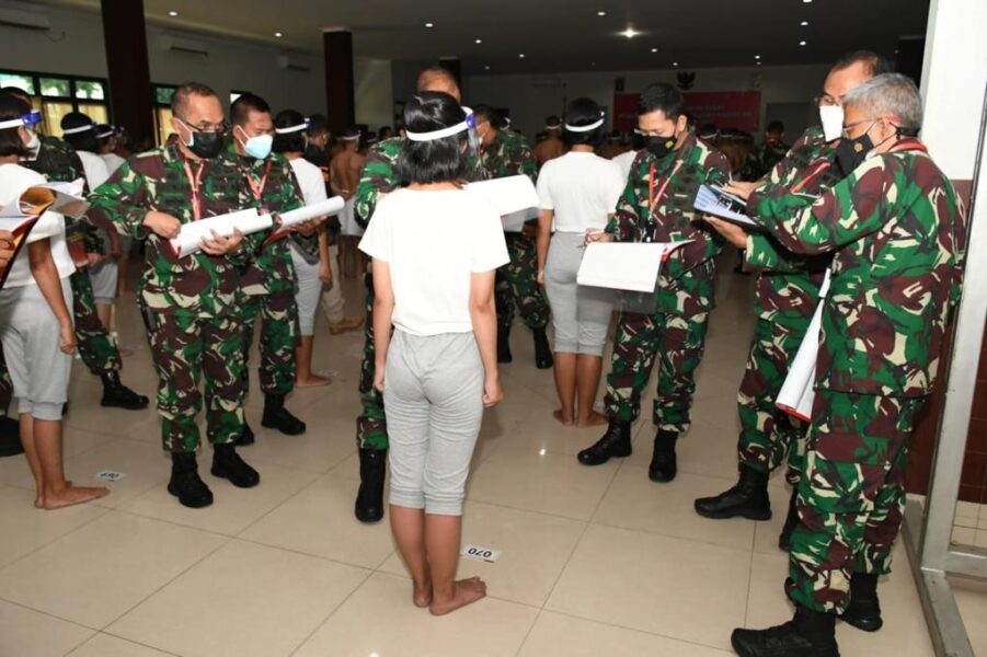 (TNI) menggelar Sidang Pantukhir seleksi tingkat pusat penerimaan Perwira Prajurit Karier (Pa PK) (khusus tenaga kesehatan)