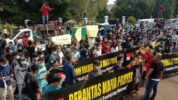 Koalisi Rakyat Pandeglang Melawan (KRPM) menggeruduk Gedung Negara Pendopo dan Kantor Unit Layanan Pengadaan (ULP) Barang dan Jasa Pemerintah