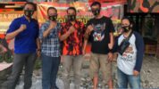 Ketua DPC Pejuang Siliwangi Indonesia (PSI) Jakarta Barat (Jakbar) berkunjung ke Ketua Ranting Pemuda Pancasila (PP) di Sukadamai,
