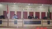 Rapat paripurna laporan Pansus Dewan Perwakilan Rakyat Kabupaten (DPRK) Aceh Timur terhadap LPJ) Pelaksanaan Anggaran 2020 berjalan lancar