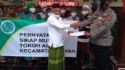 Ketua MUI KH Khaelani Susbhy dan tokoh agama Kecamatan Bayah berjumlah 10 ( Sepuluh ) Kyai melakukan kunjungan ke Mapolsek Bayah,