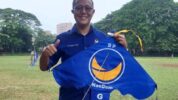 Dalam rangka peringati hari ulang tahun (Ultah) Partai Nasdem ke-10, bakal calon Anggota DPR RI dari Sukabumi menerbangkan layang-layang