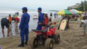 Dirpolairud Polda Banten saat dikonfirmasi. "Hari ini personel Ditpolairud Polda Banten telah melakukan patroli di pantai Anyer,