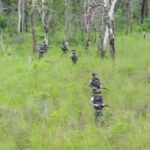 Aktifitas terjadwal Patroli Keamanan Di Wilayah Perbatasan RI-PNG yang dilakukan oleh Satgas Pamtas Yonif 726/Tml