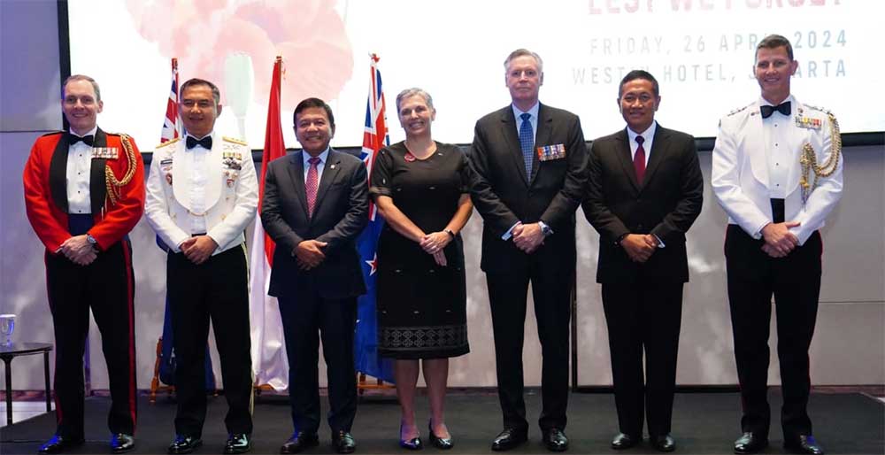 Kepala Staf Umum (Kasum) TNI Letjen TNI Bambang Ismawan, S.E., M.M., menghadiri Peringatan ANZAC Day