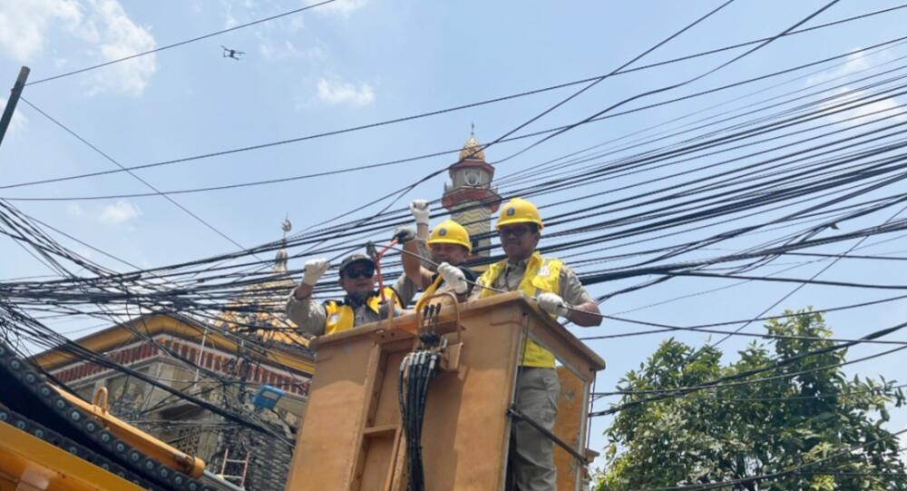 Sudis Bina Marga Jakbar Tertibkan 4580 Meter Jaringan Utilitas di Palmerah.