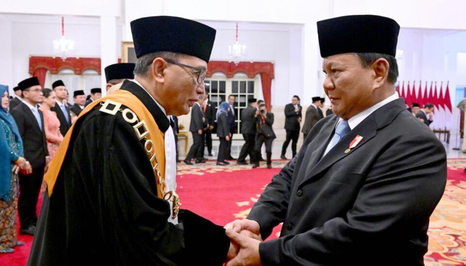 Pengucapan Sumpah Jabatan Ketua Mahkamah Agung g periode 2024-2029  Prof (HC) Dr. H. Sunarto, S.H., M.H.,