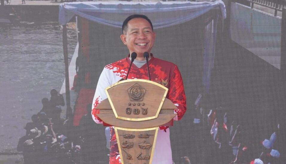 Kejuaraan Jetski Panglima TNI Cup 2024 dalam rangka memeriahkan HUT Ke-79 TNI yang bertempat di Jetski Indonesia Academy, Ancol,