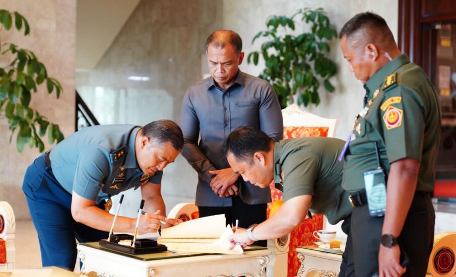 Pengamanan dan Pengawasan Kekayaan Negara, Panglima TNI Jenderal TNI Agus Subiyanto menandatangani Nota Kesepahaman