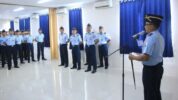 Danlanud Sultan Hasanuddin, Marsma TNI Bonang Bayuaji G, S.E., M.M., CHRMP., secara Resmi Tutup Pendidikan Latker