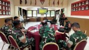 Pengendalian Pengawasan Operasi Pangdam XIII/Mdk yang diwakili oleh Asops Kasdam Kodam XIII/Mdk Kolonel Inf Ryan Hanandi