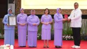 Catatkan Rekor MURI kegiatan bakti sosial yang digelar serentak di seluruh Indonesia yang di pimpin langsung Ketua Umum Dharma Pertiwi