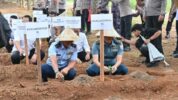Marsma TNI Indan Gilang Buldansyah, menghadiri acara Launching Penguatan Program Pekarangan Pangan Lestari