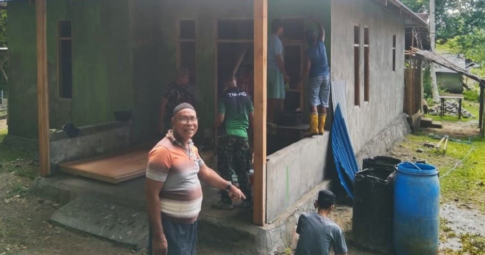progres sasaran dalam TMMD Reguler Ke-123 Tahun 2025 Kodim 1510/Sula di Kabupaten Kepulauan Sula Selesai 100 Persen