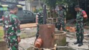 Bantu Kesulitan Warga Masyarakat, upaya untuk mengatasi potensi krisis air bersih di wilayah binaan, Kodim 1710/Mimika