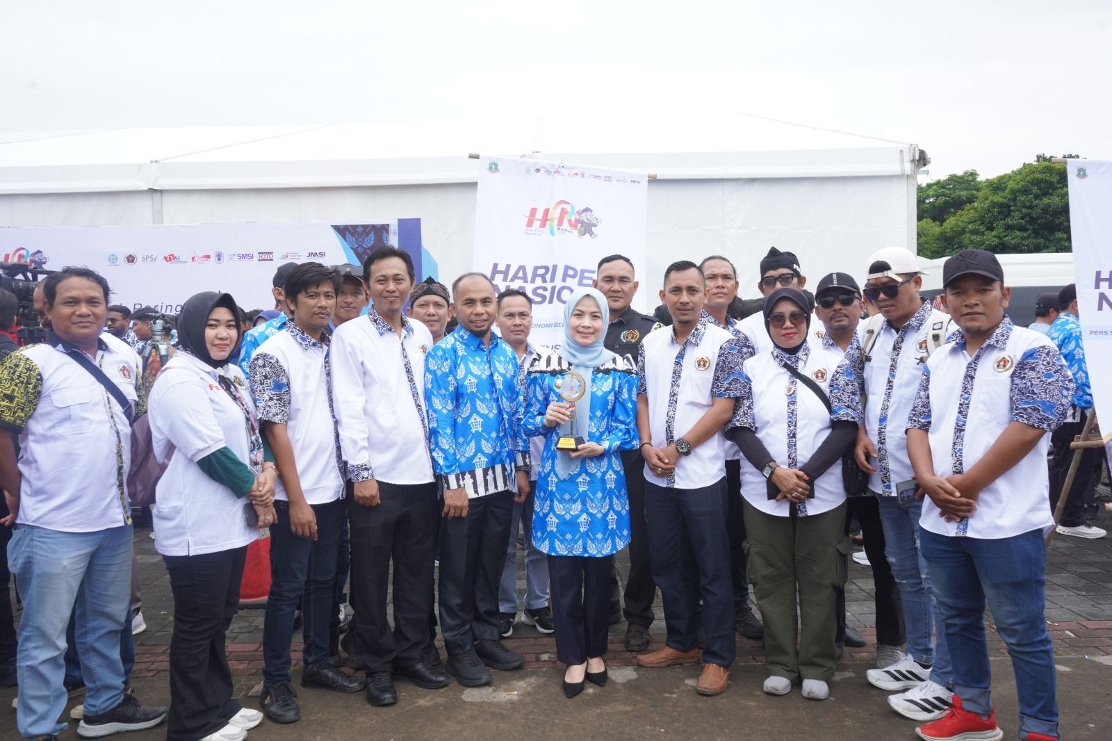 Puncak Hari Pers Nasional (HPN) 2026 yang digelar di Kota Serang, Banten, Senin (09/02/2026).