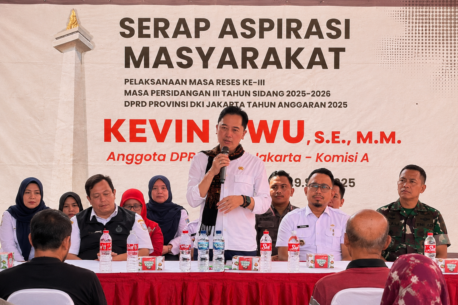 Reses Anggota Komisi A DPRD DKI Jakarta dari Fraksi PSI, Kevin Wu.