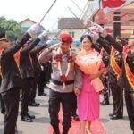 Polres Lebak Polda Banten menggelar Apel Satuan dan Farewell Parade dalam rangka penyambutan Kapolres