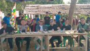 Pembukaan Turnamen Sepak Bola piala Apdesi Kecamatan Cileles kolaborasi dengan BIL Grup di lapangan bola Kadu Pocol