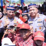 Jenderal Polisi Drs. Listyo Sigit Prabowo meresmikan pembangunan Jembatan Merah Putih Presisi sebanyak 895 untuk Manfaat bagi 2 Juta Masyarakat