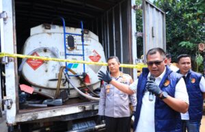 Polda Banten melalui Direktorat Reserse Kriminal Khusus bersama Polres jajaran berhasil Ungkap 6 Lokasi Tambang Ilegal