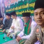 (Kamtibmas), personel Polsek Panggarangan menghadiri kegiatan Tabligh Akbar Maulid Nabi Muhammad SAW 1448 H