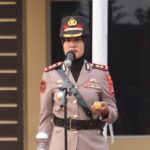 Kapolres Lebak AKBP Arninsi, S.H., S.I.K., M.Si. memimpin upacara dalam rangka Peringati Hari Juang Polri