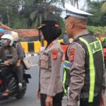 Giat Strong Point Pagi Kapolres Lebak Polda Banten AKBP Arninsi, S.H., S.I.K., M.Si., turun langsung