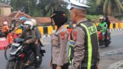 Giat Strong Point Pagi Kapolres Lebak Polda Banten AKBP Arninsi, S.H., S.I.K., M.Si., turun langsung