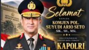 Komjen Pol Suyudi Ario Seto resmi menjabat sebagai Kepala Kepolisian Negara Republik Indonesia (Kapolri)